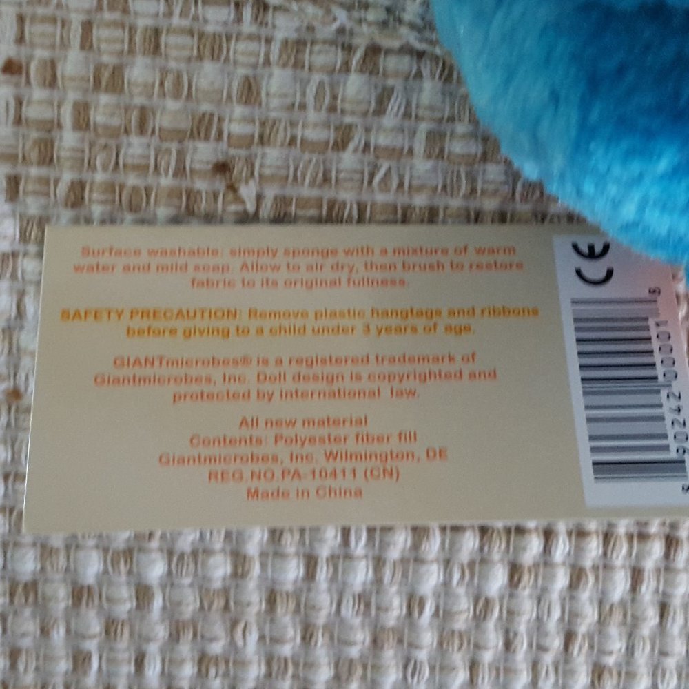Giant Microbes Common Cold Rhinovirus 3.5"x4" Plush, DNA Laptop Sticker,… - Picture 8 of 16